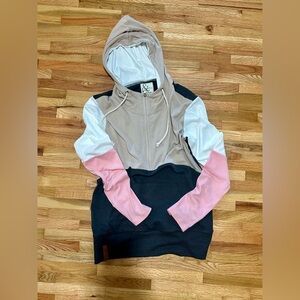 Ampersand Avenue 3/4 zip Hoodie